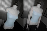 [MADE] Heart-Drop Lace & Cubic Heart Camisole