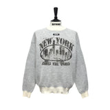 Light Grey Lettering Knit