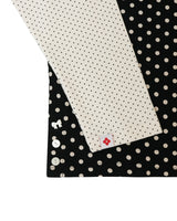 patched raglen t-shirts / black