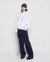 26SS ツートーンシックプリントフーディー