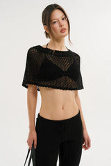 Pansy cape top