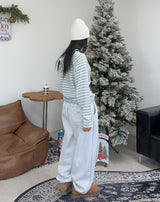 Veil diagonal button hood ST long sleeve