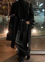 フェアリーマキシオーバーフィットウールダブルロングコート