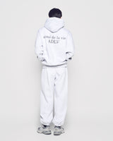 25FW ベーシックロゴナッピングフーディー メランジ