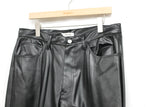 Wide Flare Leather Pants
