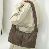Soft Basket Hobo Bag (M)(brown)