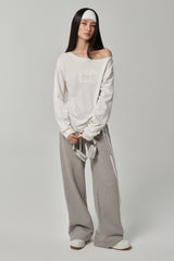Reset routine loose top, White