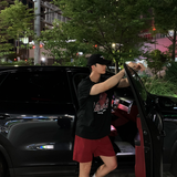 Liu Washing Cotton Banding Shorts