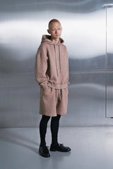 ビンテージダイアキルティングワイド 1/2パンツ (ベージュ)