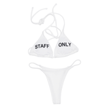 STAFF ONLY BIKINI SET