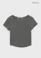 [MADE] Cain Golji Rounding U-neck Short Sleeve T-shirt