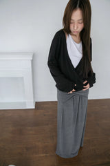cross wrap banding skirt(2colors)