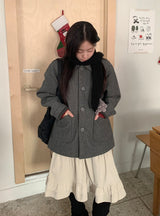[unisex] Higgem Wool Collar Half Coat