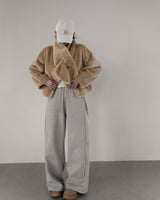 Nenin Fur Jacket & Muffler Set