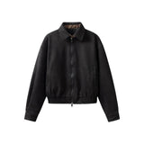 Brielle Suede Harrington Jacket