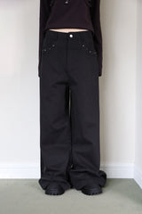 Western Stud Cotton Pants
