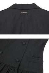 LIORA JACKET DRESS charcoal