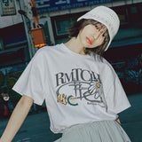REPAIRED SHINING LOGO TEE SHIRT