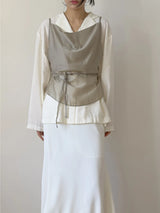 Camilla Open Neck Loose Fit Shirt