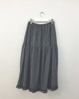 ベスティチェックロングスカート (2color)