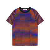 Stripe Half Tee Purple