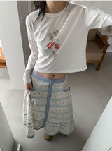 CARROT BUTTON FULL SKIRT (2C)