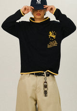 NB Pony Printing Contrast Hoodie 