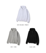 LMN Limited Slit Oversized-Fit Napping Hood Zip-Up (3 colors)