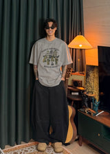 アパチカモヘビーピグメントショートスリーブTシャツ 4カラー