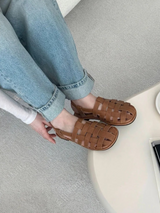 NET WIVING STRAP BANDING SANDAL (2COLORS!)