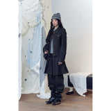 Raw Denim Fitted Work Jacket