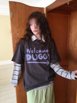 【即日発送】YWD WELCOME T-SHIRTS_CHARCOAL (1color)