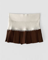 cream on low pleats SK