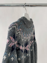 Winter Cozy No Collar Knitwear Zip-Up Cardigan