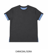 Robben Color Matching Roll-up Short Sleeve T-shirt