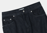 Meir Premium Adult Three-Needle Curved Wide Denim Pants