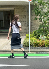 フリップデニムスカート