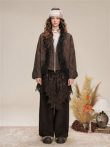 Layered Shirring Pleats Skort