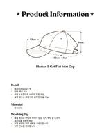 FFOUND WASHED FLAT BRIM CAP / NAVY