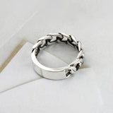SVR-629 ACE Chan Enhyphen Silver 92.5 Private Chain Silver Ring 5mm