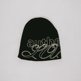 authentic love beanie -black-