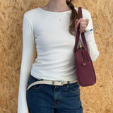 イェル スクエアバッグ (burgundy)