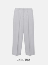 [4SEASON] Basic semi wide slacks(6color)