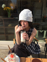 Sunflower Knit Beanie (3color)