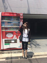 ホビン シースルー ニット フード カーディガン