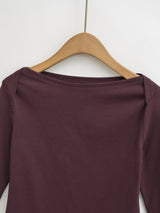 Avenor Boat Neck 3/4 Sleeve Tee