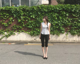 tmong sailor dot sleeveless bl