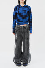 Beam Track Wide Denim (2color)