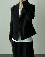 LUMI Oversized Crop Blazer