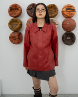 Vintage Synthetic Leather Jacket